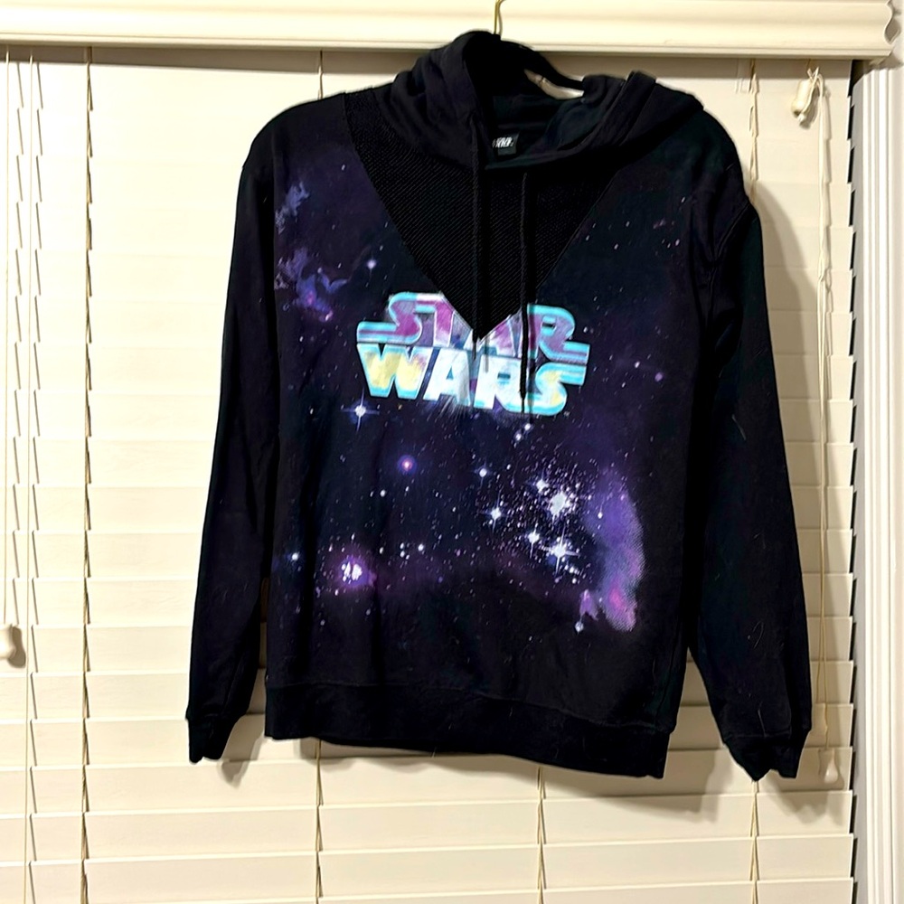 Never worn Star Wars sweatshirt with front mesh